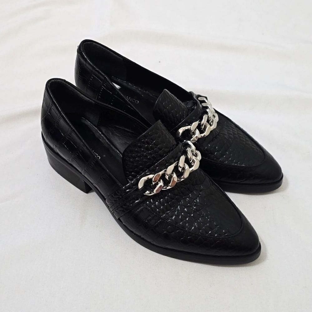 Tony Bianco Black Loafers Size 5.5